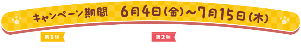 キャンペーン期間　6月4日(金)～7月15日(木)