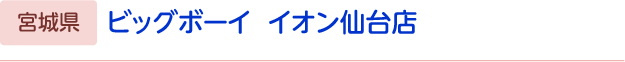 ビッグボーイ　イオン仙台店
